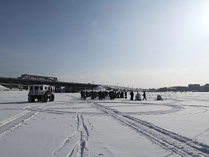 Обеспечение безопасности «Ледовый марафон - 2024» спасателями Новосибирского ПСО